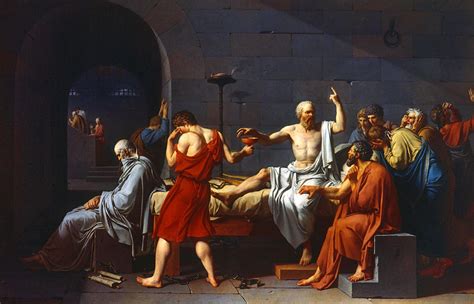 The Death of Socrates - een meesterwerk van pathos en neoclassicistische harmonie!