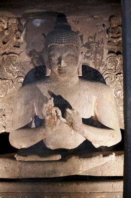  De Ajanta Bodhisattva, een Monument van Glanzende Vroomheid en Verlegen Genua