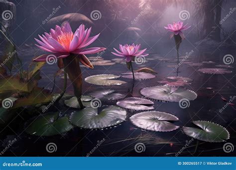 Lotus Pond Dream - Enigmatische Reflecties en Weelderige Kleurenpracht!